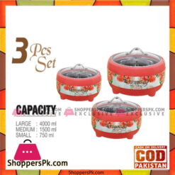 Happy Handsome Lion Pearl Glass Top 3 Pcs Hotpot