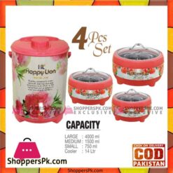 Happy Handsome Lion Pearl Glass Top Gift Pack