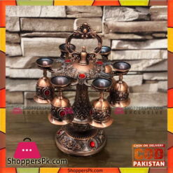 High Quality 6 Pcs Kawa Glass With Stand