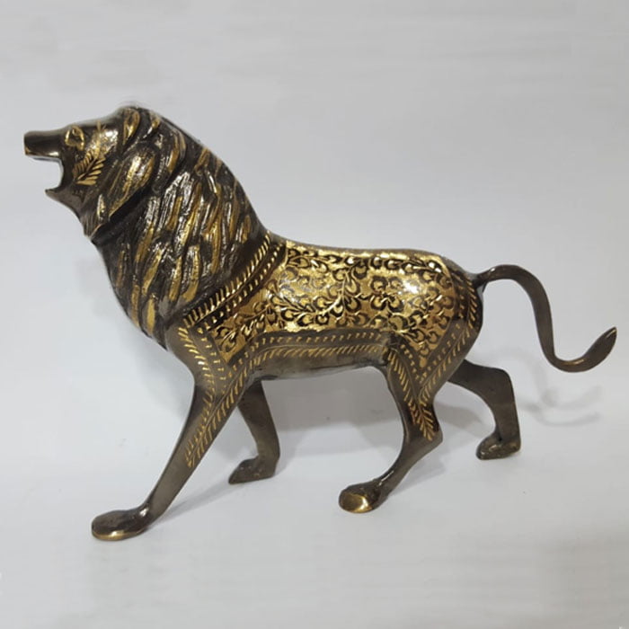 High Quality Vintage Brass Tiger