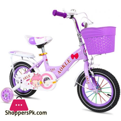 Kids Bicycle With Support Wheels 12 Inches