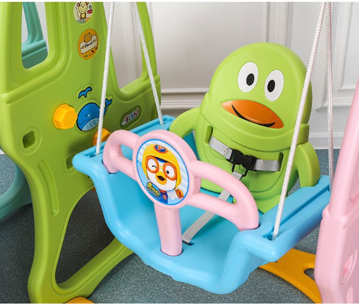 Kids Slide With Basketball And Swing 3 In 1