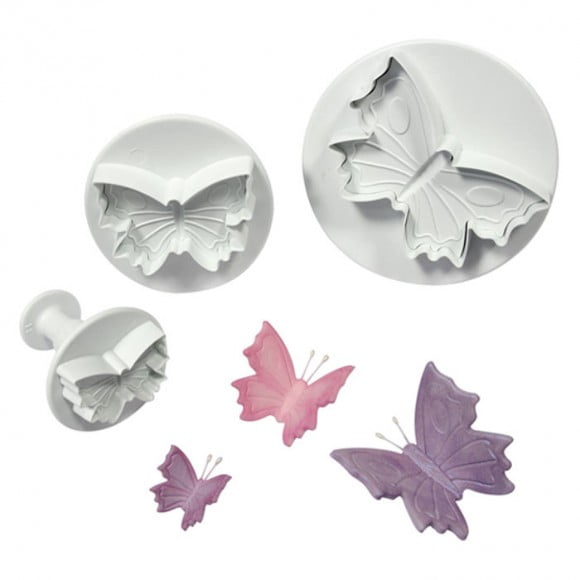 PME Plunger Cutters, Butterfly, 3-Pack