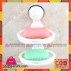 Soap Holder Double Layer Wall Stick Plastic Dish Tray