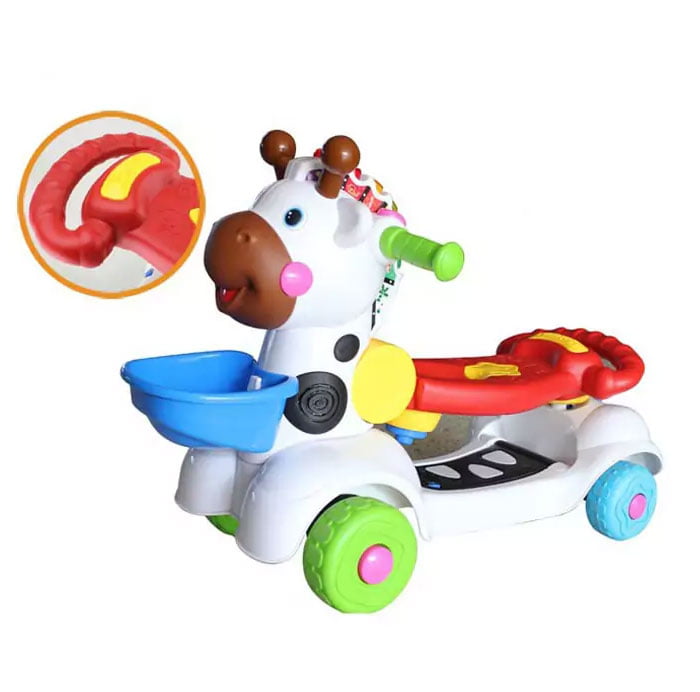 Baby 3 In 1 Ride On Deer Walker, Push Car , Scooter 8503-1