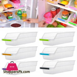 Fridge Drawer Organizer Unique Design Pull Out Bins Fridge Shelf Holder Storage Box 1 Pcs