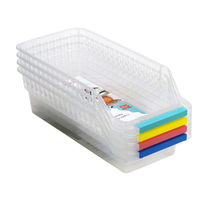 Fridge Drawer Organizer Unique Design Pull Out Bins Fridge Shelf Holder Storage Box 1 Pcs