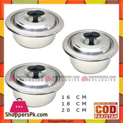 Glory Alpha Cooking Pot 3 Pcs Set