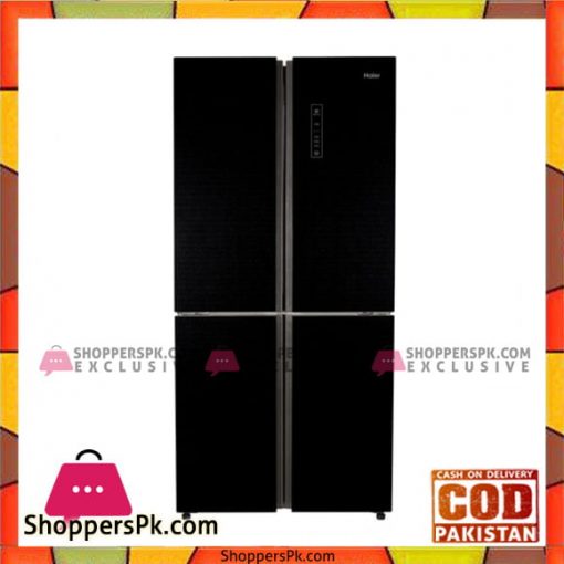 Haier Side-By-Side Refrigerator - 495 L - Silver HRF-618SS