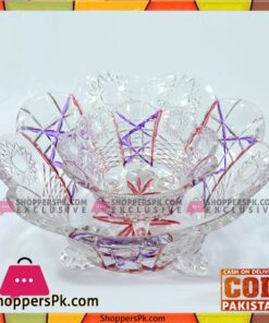 High Quality Classic Glass Serving Bowl 2 Pcs Set