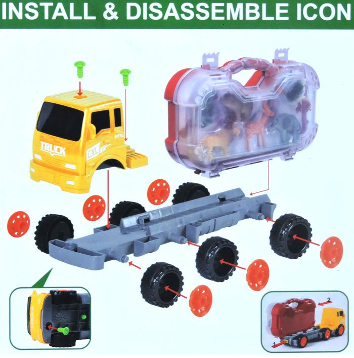 High Quality Kids Playing Animals Truck 5 High Quality Kids Playing Animals Truck