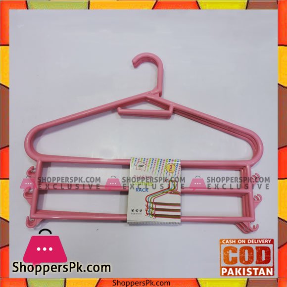 High Quality 3 Pcs Plastic Clothes Rack 3 High Quality 3 Pcs Plastic Clothes Rack