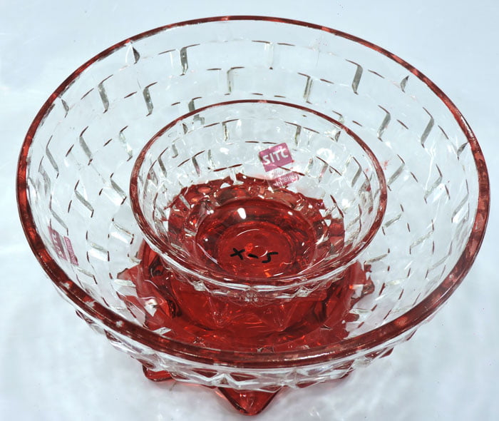 High Quality Glass Serving Bowl 2 Pcs Set