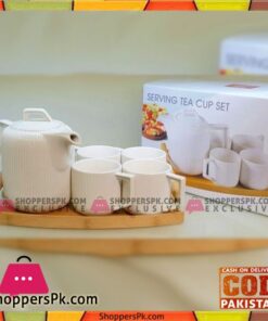 Imperial Procelain tea set/5 PCs with wooden tray