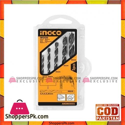 Ingco Wood Drill Bits 5PCS Set AKDB5055
