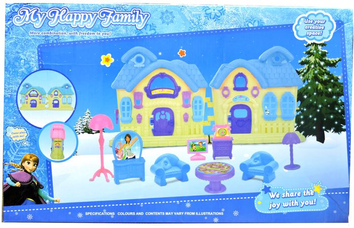My Happy Family Doll House Play Set