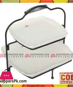 Solecasa 2 Tier/Step Vin Plate Stand