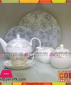 Solecasa 24 Pcs Tea Set - Ceramic Ware - Printed