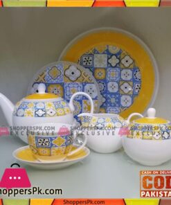 Solecasa 24 Pcs Tea Set - Ceramic Ware - Printed