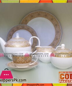 Solecasa 24 Pcs Tea Set - Ceramic Ware - Printed