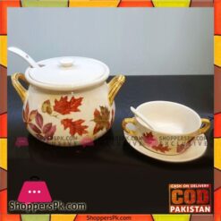 Solecasa Pot Style Soup Set - 21 Pcs - Ceramic