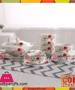 Solecasa Traditional Style Soup Set -Set of 21-Printed
