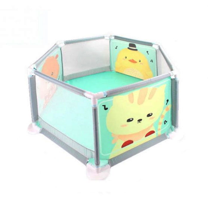 Vivakids Baby Play Fence Animals 65Cm