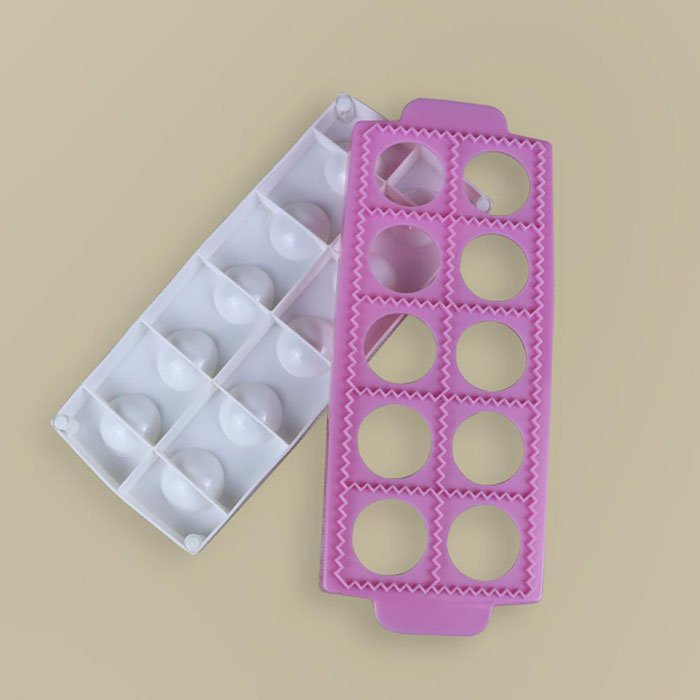 10 Hole Square Italian Dumplings Mold Fondant Cake Decoration New Diy Baking Tools