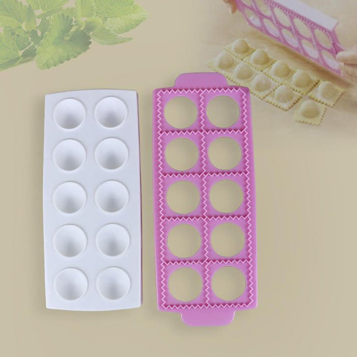 10 Hole Square Italian Dumplings Mold Fondant Cake Decoration New Diy Baking Tools