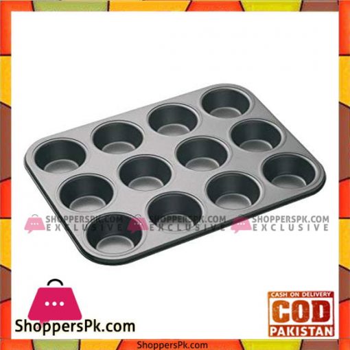 High Quality 12 Cupcake Tray Colour Metal
