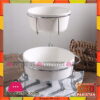 2 Tier Serving Dish Set-Oval-White