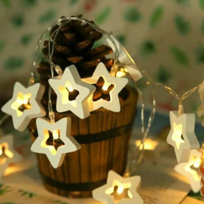 3 Meter Battery Powered Wooden 20 Led Star String Fairy Light Led 4 3 Meter Battery Powered Wooden 20 Led Star String Fairy Light Led