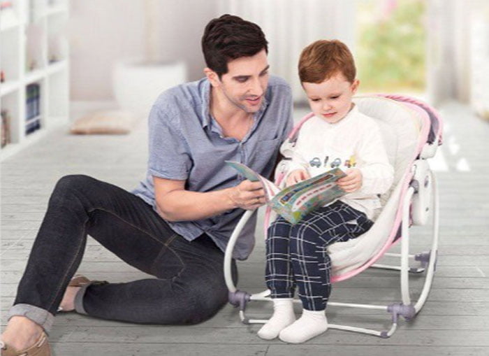 5 In 1 Rocker, Bouncer Chair With Removable Bassinet - Bb555