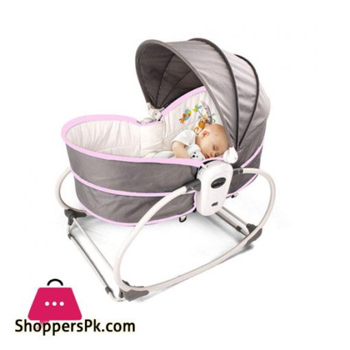 5 In 1 Rocker, Bouncer Chair With Removable Bassinet - BB555