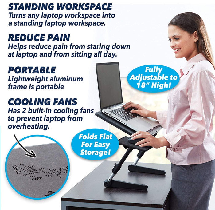 Air Space Adjustable Laptop Desk