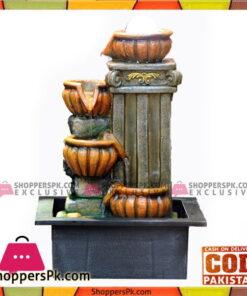 Home Decoration Small Waterfall Fountain LED Rolling Crystal Ball