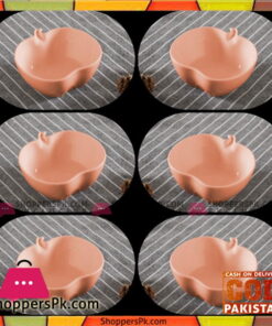 Ceramic Bowls-Set of 6-Orange-4.2 Inch
