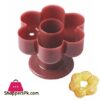 Flower Shaped Donut Cutter Plastic Puff Pastry For Cake 1 Piece