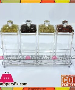 High Quality 4 Pcs Kitchen Jars Set