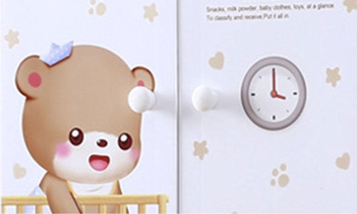 High Quality Baby Clothes Storage Wardrobe With 4 Drawer Cabinet