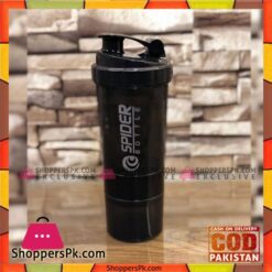 High Quality Black Plastic Juice and Water Sports Bottle