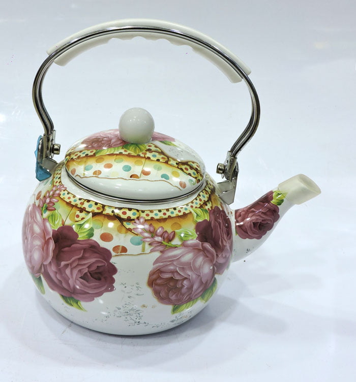 High Quality Flower Design Tea Kettle 2.5 Liters
