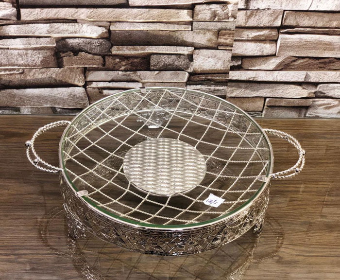 High Quality Glass Flower Design Serving Dish 4 High Quality Glass Flower Design Serving Dish