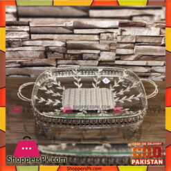 High Quality Glass Flower Design Serving Dish