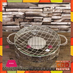 High Quality Glass Flower Design Serving Dish