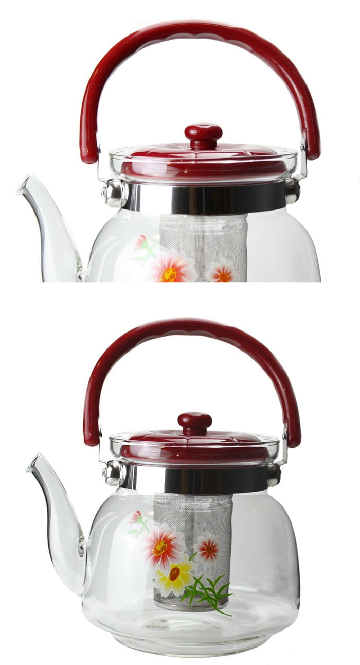 High Quality Glass Tea Kettle 1600-ML