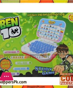 High Quality Kids Playing Ben 10 Laptop