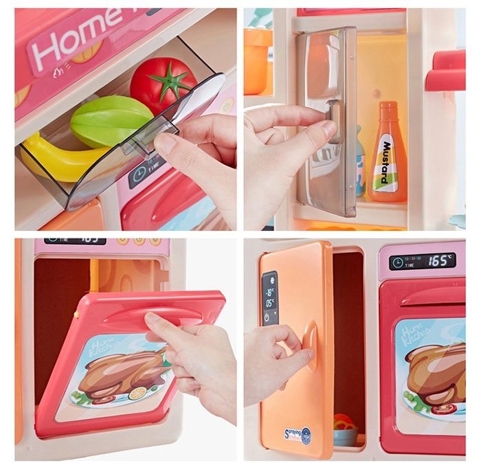 High Quality Kids Playing Home Kitchen 65 Pcs Set