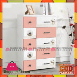 High Quality Nordic Style DIY Assembled Plastic Drawer Cabinet