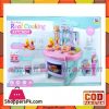 Real Cooking Kitchen Play Set For Girls